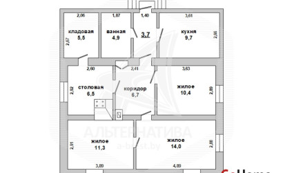 Купить дом, Жабинка, г. Жабинка, 8.09 соток. Фото 19