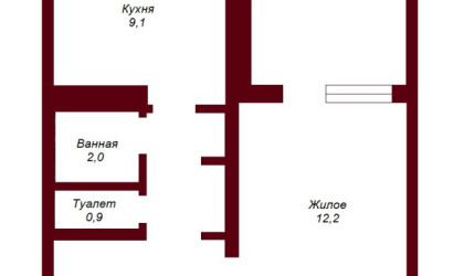 Купить 1-комнатную квартиру, Брест, ул. Ленинградская, д. . Фото 9