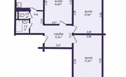 Снять 2-комнатную квартиру, Минск, ул. Громова, д. 24(Московский район). Фото 8