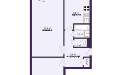 Купить 2-комнатную квартиру, Солигорск, Константина Заслонова ул., 30. Фото 25