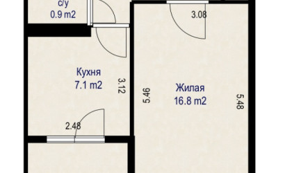 Купить 1-комнатную квартиру, Минск, ул. Лещинского, д. 15 (Фрунзенский район). Фото 18