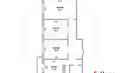 Купить 3-комнатную квартиру, Брест, Лт. рябцева, ул. Лейтенанта Рябцева. Фото 1