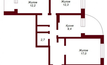 Купить 3-комнатную квартиру, Брест, ул. Сябровская, д. . Фото 9