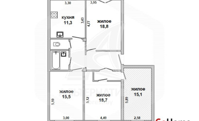 Купить 4-комнатную квартиру, Брест, Южный, ул. Рокоссовского. Фото 5