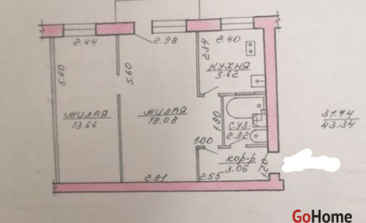 Купить 2-комнатную квартиру, Витебск, Космонавтов, 11. Фото 15