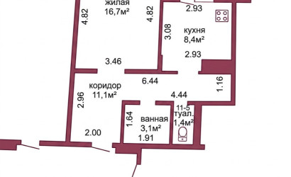 Купить 1-комнатную квартиру, Гродно, Огинского, 49. Фото 10