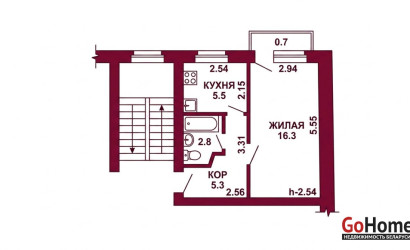Купить 1-комнатную квартиру, Гродно, Дзержинского, 23/10. Фото 11