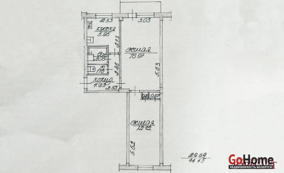 Купить 2-комнатную квартиру, Витебск, Берестеня, 6. Фото 14