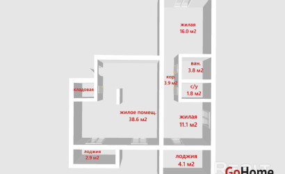 Купить 3-комнатную квартиру, Копище, Авиационная ул., 8. Фото 2