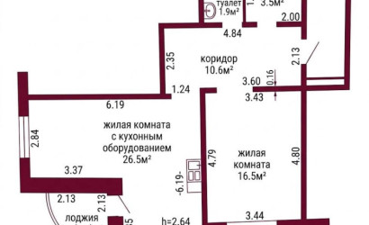 Купить 2-комнатную квартиру, Гродно, Валентины Макаровой, 2. Фото 10