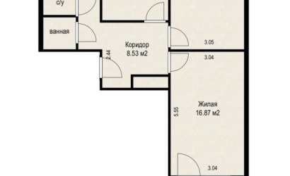 Купить 3-комнатную квартиру, Минск, Рокоссовского просп., 84 (Ленинский район). Фото 23