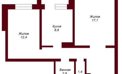 Купить 2-комнатную квартиру, Брест, Варшавское шоссе. Фото 10