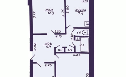 Купить 3-комнатную квартиру, Молодечно, Якуба Ясинского ул., 34. Фото 20