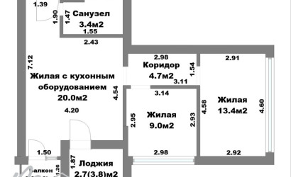 Купить 3-комнатную квартиру, Минск, Левина ул., 9 (Октябрьский район). Фото 41