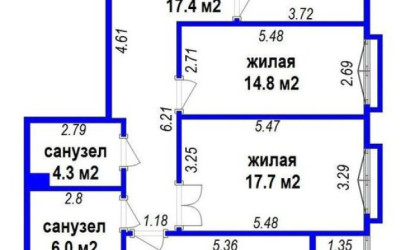 Купить 3-комнатную квартиру, Минск, ул. Тимирязева, д. 134. Фото 2