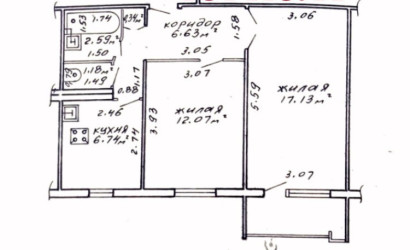 Купить 2-комнатную квартиру, Гомель, Октября, 76. Фото 1