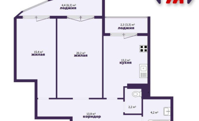 Купить 2-комнатную квартиру, Минск, Скрыганова ул., 4/А (Фрунзенский район). Фото 17