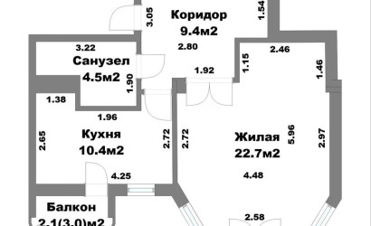 Купить 1-комнатную квартиру, Минск, Оловникова ул., 13 (Ленинский район). Фото 23