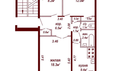 Купить 3-комнатную квартиру, Гродно, Рогачевского, 31. Фото 12