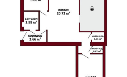 Снять 2-комнатную квартиру, Минск, Уральский, 3(Партизанский район). Фото 27