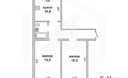 Купить 2-комнатную квартиру, Брест, Заводская, ул. Янки Купалы. Фото 12