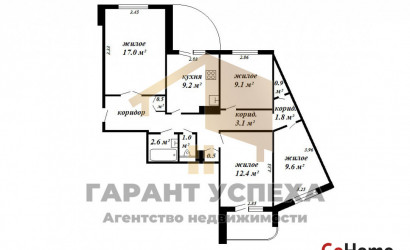 Купить 4-комнатную квартиру, Брест, ул. Волгоградская . Фото 20