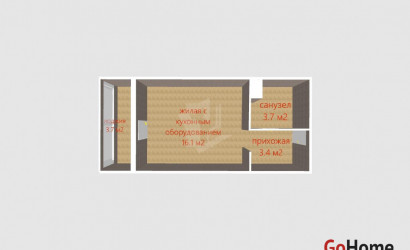 Купить 1-комнатную квартиру, Копище, Миля ул., 12. Фото 19