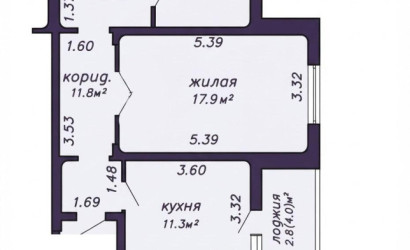 Купить 2-комнатную квартиру, Минск, Игнатовского ул., 3 (Фрунзенский район). Фото 17