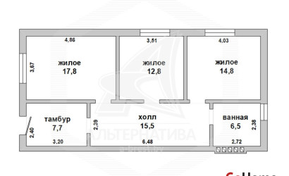 Купить 2-комнатную квартиру, Вистычи, , . Фото 7