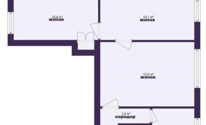 Купить 3-комнатную квартиру, Любань, Интернациональная ул., 63. Фото 25