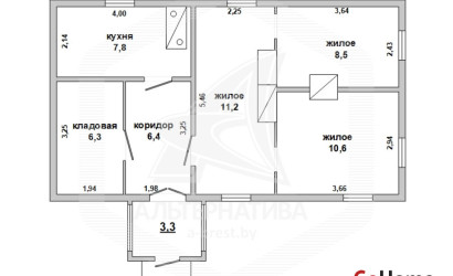 Купить дом, Малые Зводы, Лыщицкий с/с, 17.3 соток. Фото 11