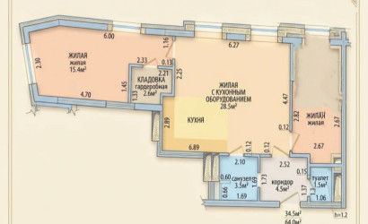 Купить 3-комнатную квартиру, Минск, Аэродромная, 24(Октябрьский район). Фото 9