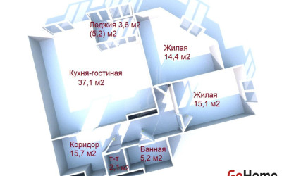 Купить 3-комнатную квартиру, Минск, Богдановича ул., 140 (Советский район). Фото 29