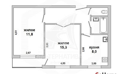 Купить 2-комнатную квартиру, Брест, Граевка, ул. Красногвардейская. Фото 11