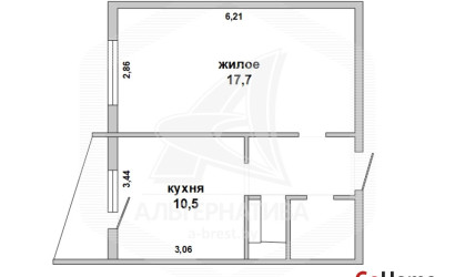 Купить 1-комнатную квартиру, Брест, Восток, ул. Орловская. Фото 1