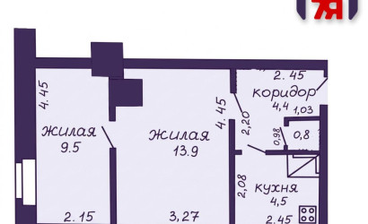 Купить 2-комнатную квартиру, Старобин, Партизанская ул., 8. Фото 16