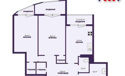 Купить 2-комнатную квартиру, Минск, Скрыганова ул., 4/А (Фрунзенский район). Фото 16