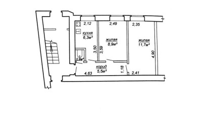 Купить 2-комнатную квартиру, Гродно, Калючинская, 8. Фото 17