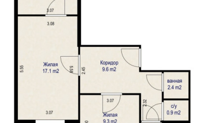 Купить 3-комнатную квартиру, Минск, ул. Мирошниченко, д. 16/1 (Советский район). Фото 18