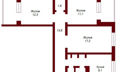 Купить 3-комнатную квартиру, Брест, ул. Сябровская, д. . Фото 11
