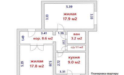 Купить 2-комнатную квартиру, Минск, Игнатовского ул., 3 (Фрунзенский район). Фото 28