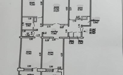 Купить 4-комнатную квартиру, Гомель, Речицкий, 67. Фото 24
