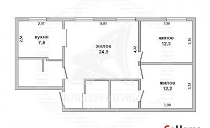 Купить 3-комнатную квартиру, Брест, Центр, ул. Советская. Фото 2