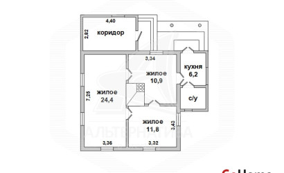 Купить дом, Ленинский, Ленинский с/с, 14.93 соток. Фото 1