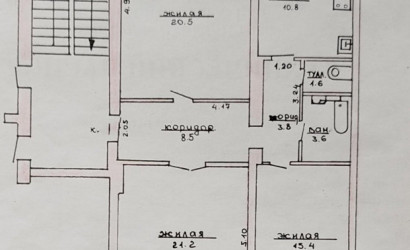 Купить 3-комнатную квартиру, Лида, Южный городок ул., 2. Фото 6