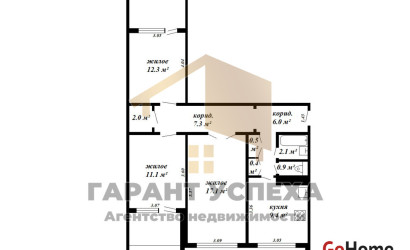Купить 3-комнатную квартиру, Брест, ул. Ленинградская, д. . Фото 10