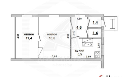 Купить 2-комнатную квартиру, Верба, , 