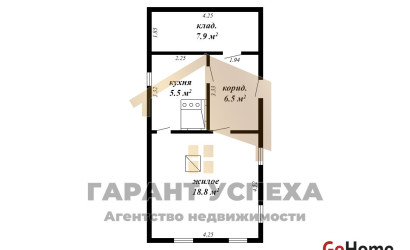 Купить дом, Соколово, Хмелевский с/с, 13.65 соток. Фото 12