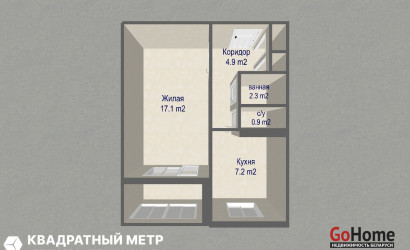 Купить 1-комнатную квартиру, Минск, ул. Сухаревская, д. 15 (Фрунзенский район). Фото 15
