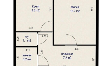 Купить 1-комнатную квартиру, Ратомка, Заславская ул., 6. Фото 19